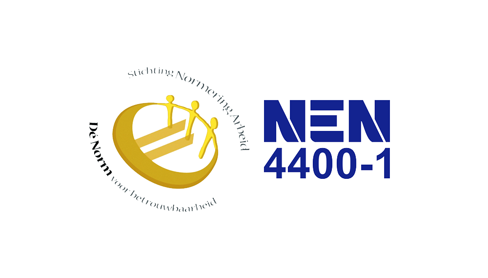 The NEN 4400-1 Certificate HS Technical fully complies with the conditions of the SNA. The Labor Standards Foundation aims to achieve self-regulation to prevent fraud and illegality in the temporary employment sector.